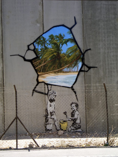 Detail Graffiti Balloon Israeli Wall Nomer 44