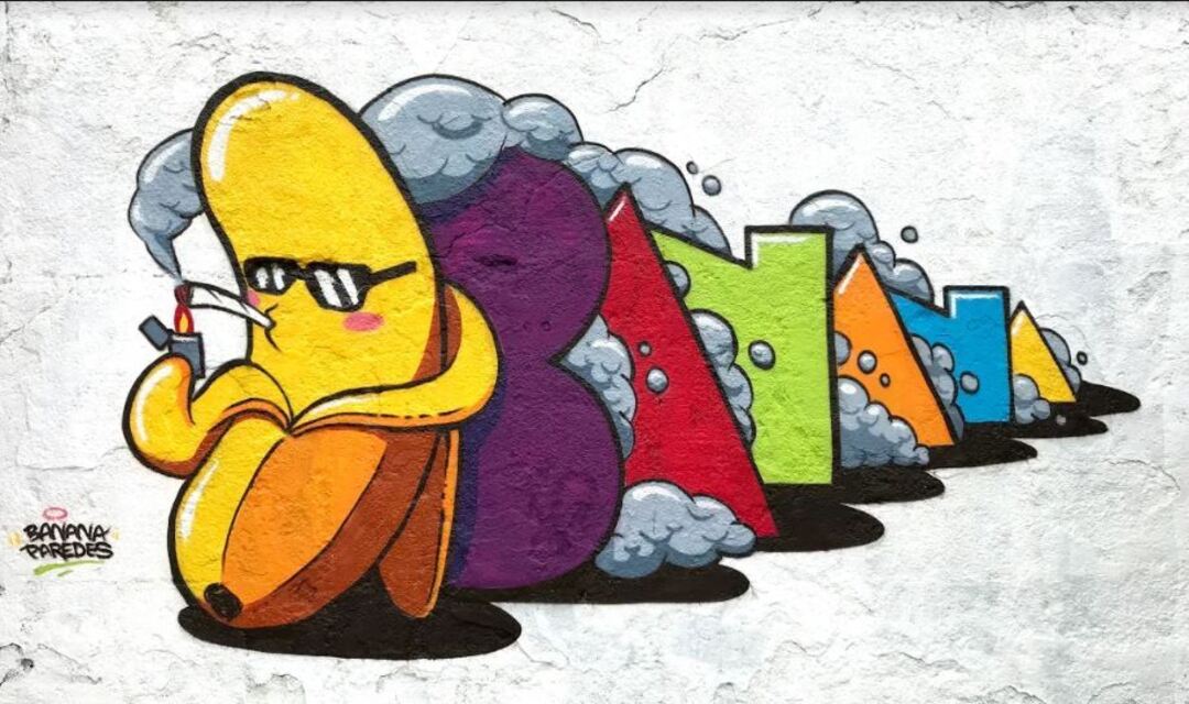 Detail Graffiti Banana Nomer 24