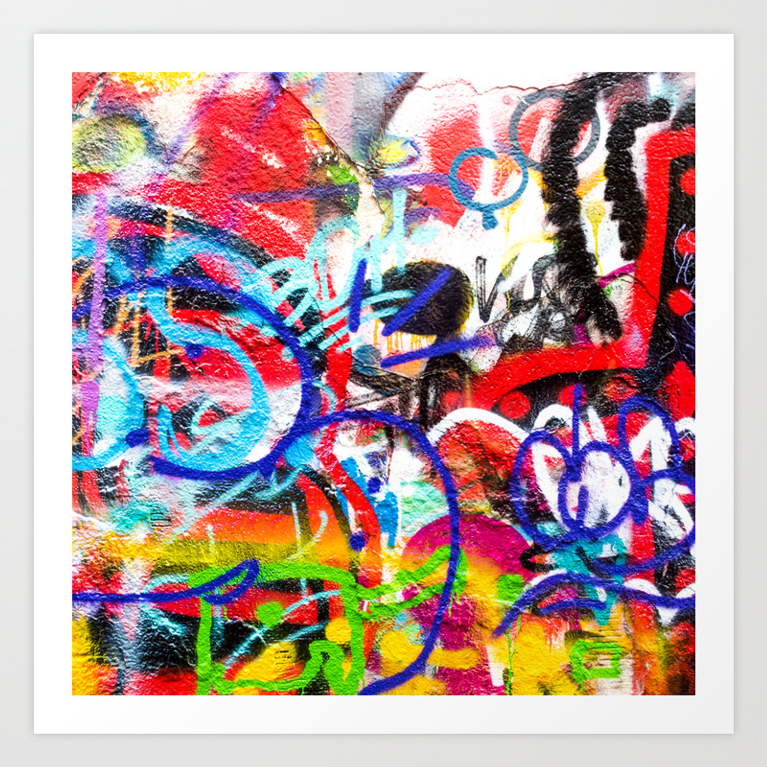 Detail Graffiti Based Prints Nomer 2