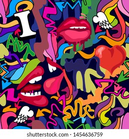 Detail Graffiti Based Prints Nomer 15