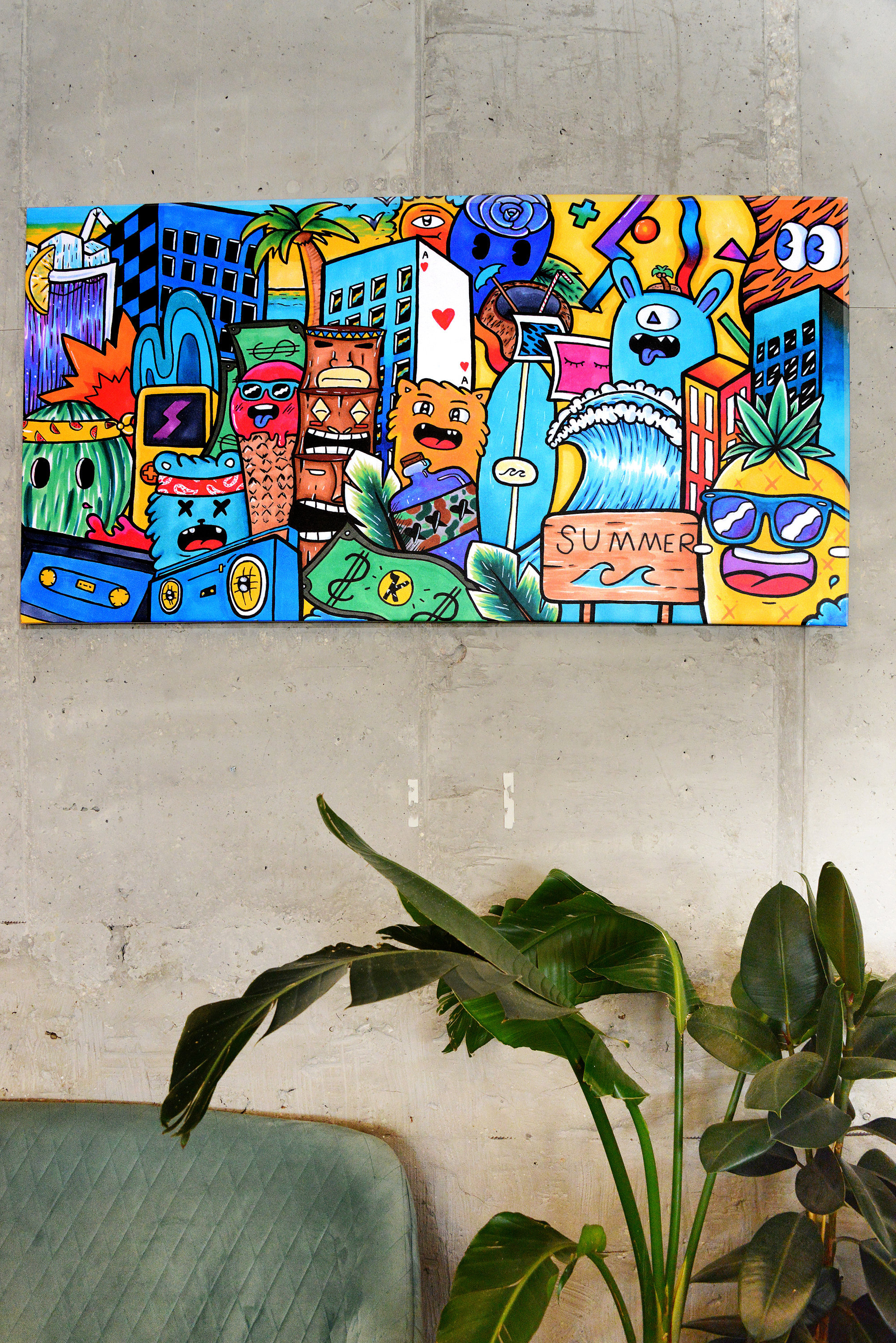 Detail Graffiti Based Prints Nomer 16
