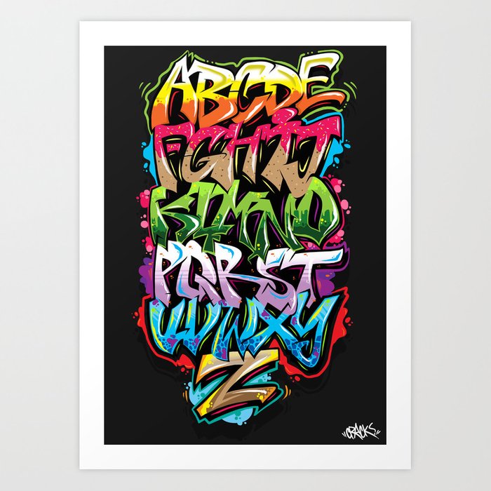 Detail Graffiti Based Prints Nomer 29