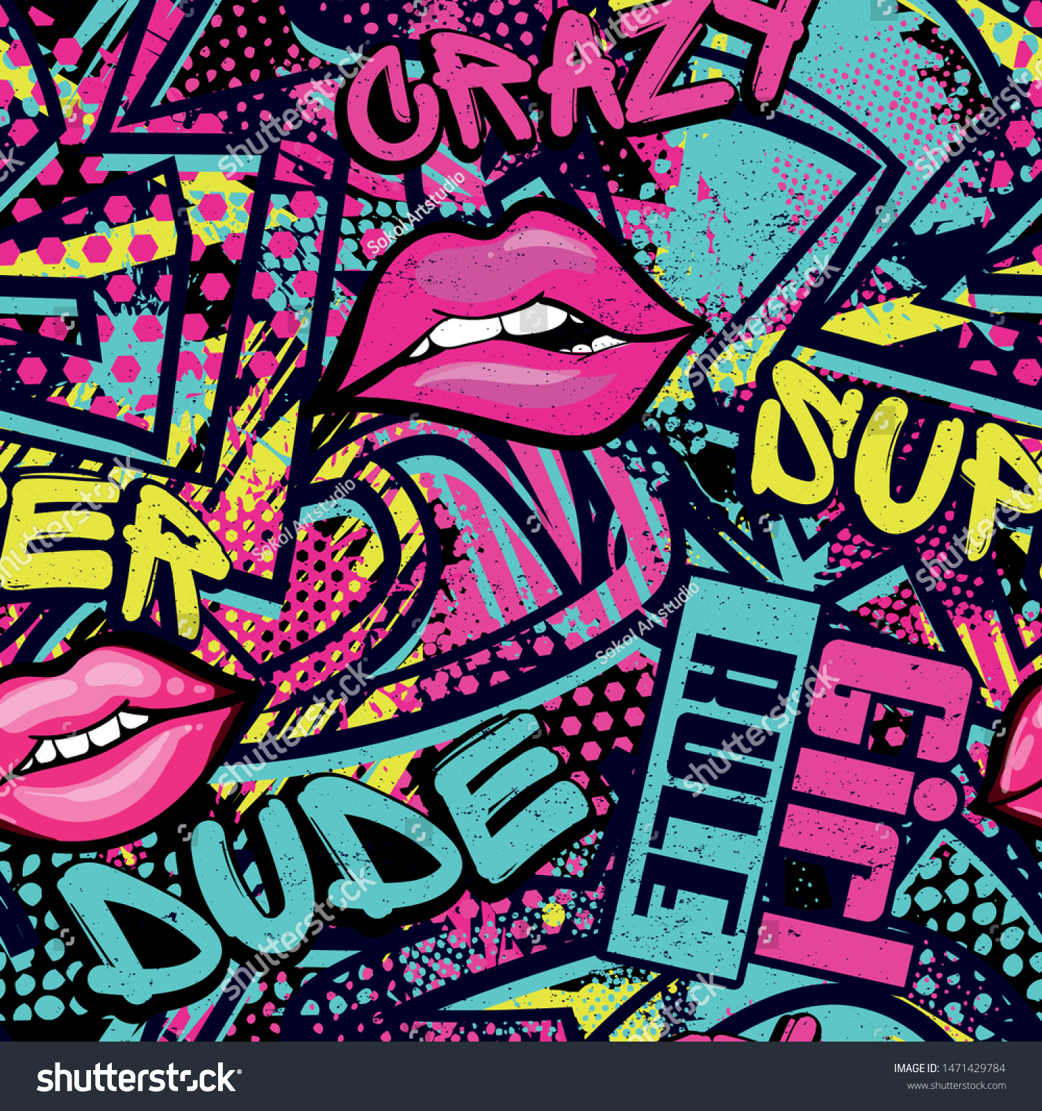 Detail Graffiti Based Prints Nomer 31