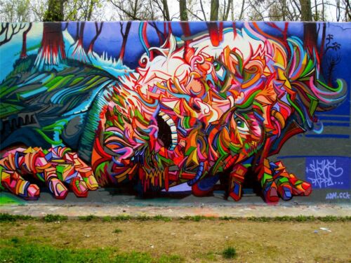 Detail Graffiti Based Prints Nomer 33