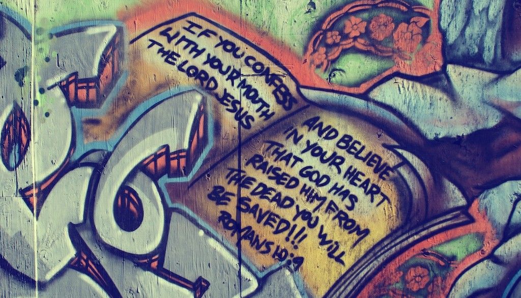 Graffiti Bible Quote - KibrisPDR