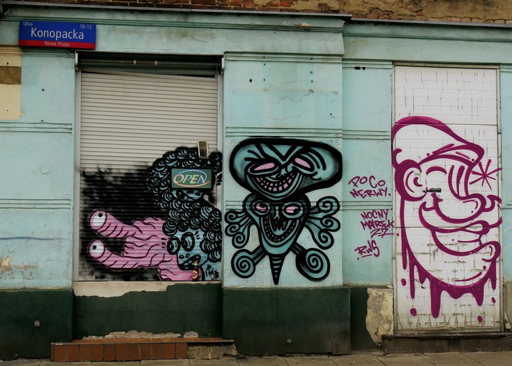 Detail Graffiti Black And Pink Hd Nomer 11