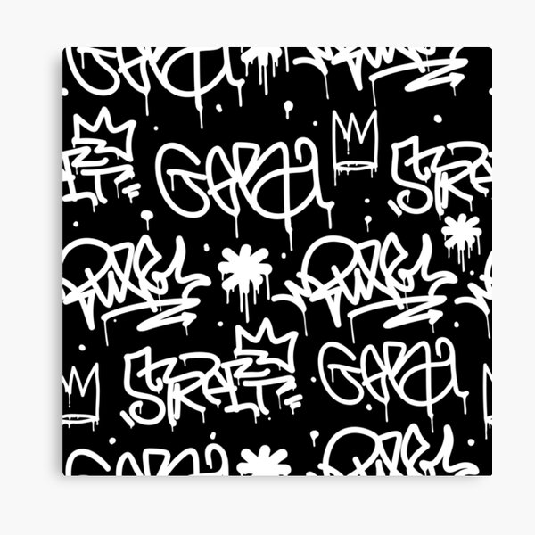 Detail Graffiti Black And White Nomer 40