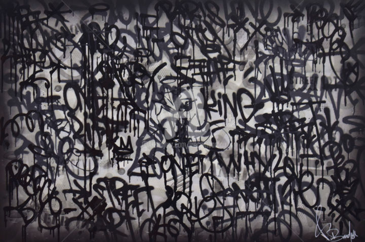 Detail Graffiti Black And White Nomer 50