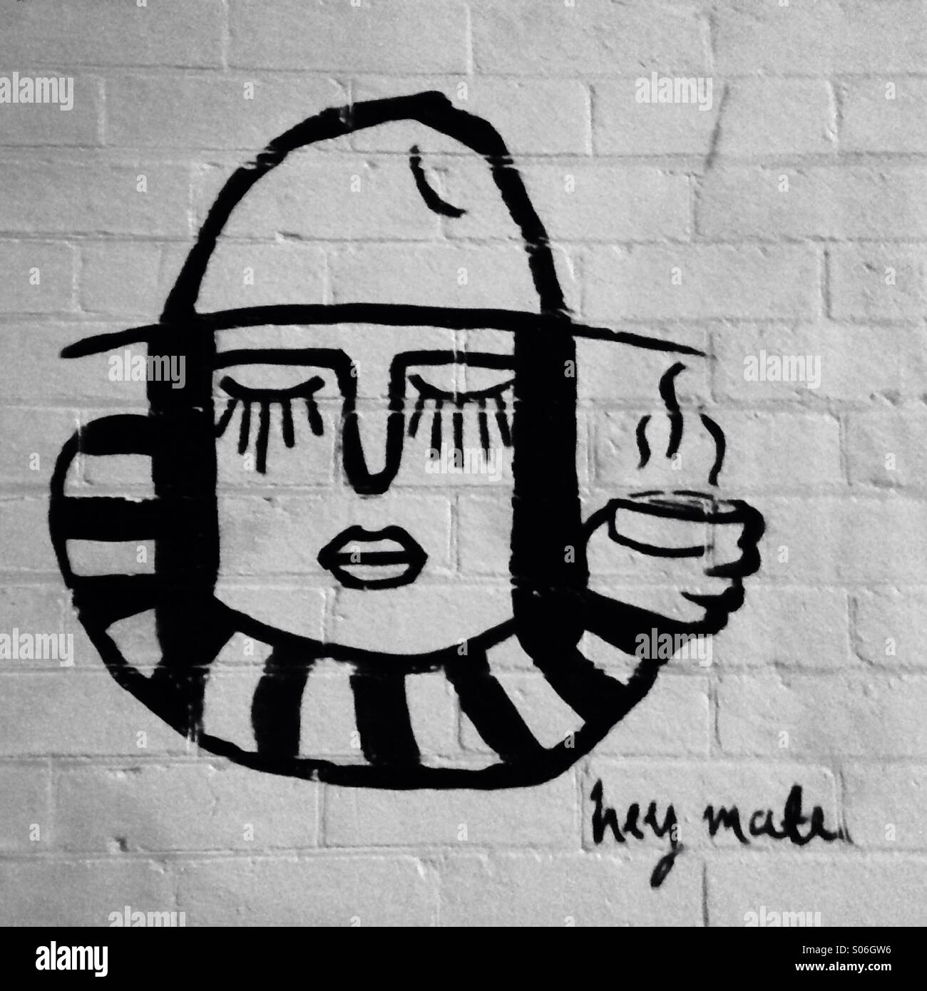 Detail Graffiti Black And White Coffee Nomer 51