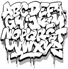 Detail Graffiti Black And White Line Thick Nomer 44