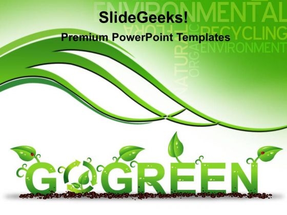 Detail Go Green Background Power Point Nomer 6