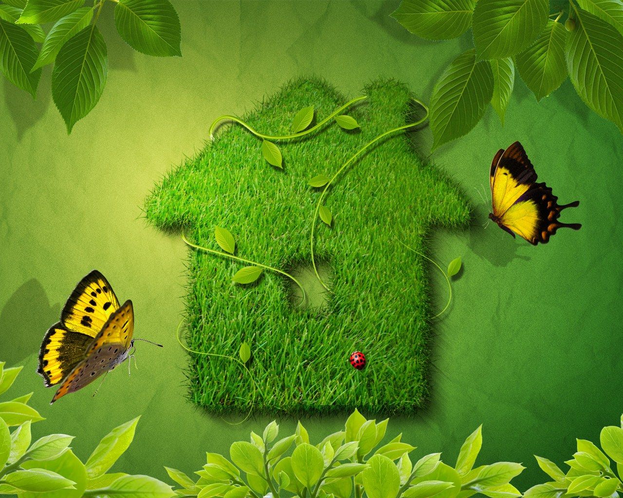 Detail Go Green Wallpaper Nomer 7