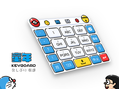 Detail Go Keyboard Doraemon Theme Nomer 18