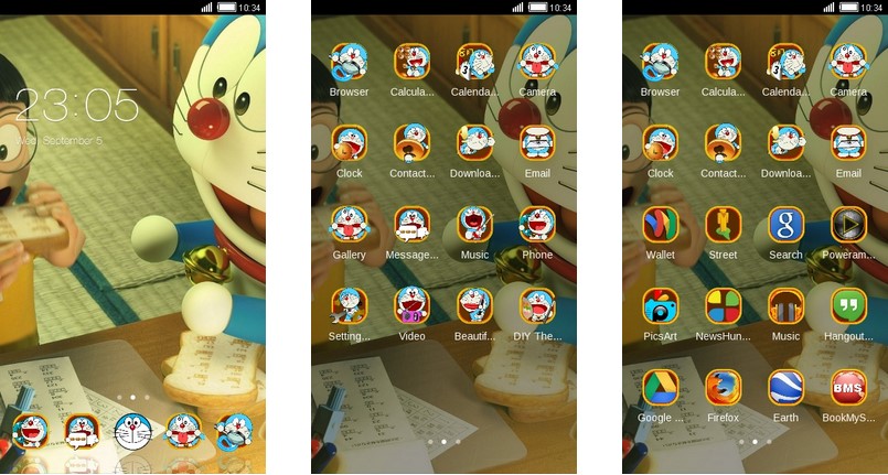 Detail Go Launcher Tema Doraemon Nomer 21