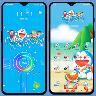 Detail Go Launcher Tema Doraemon Nomer 23
