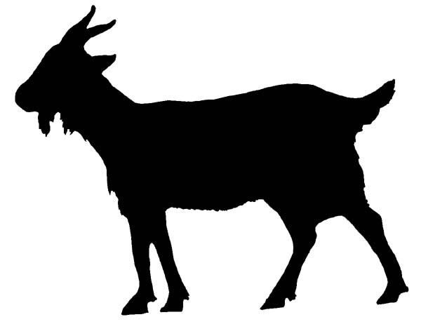 Detail Goat Clipart Silhouette Nomer 2