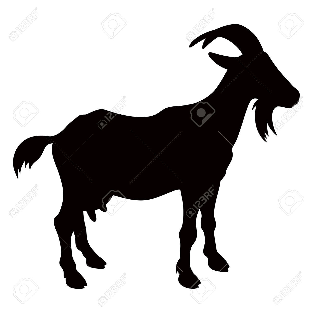Detail Goat Clipart Silhouette Nomer 9