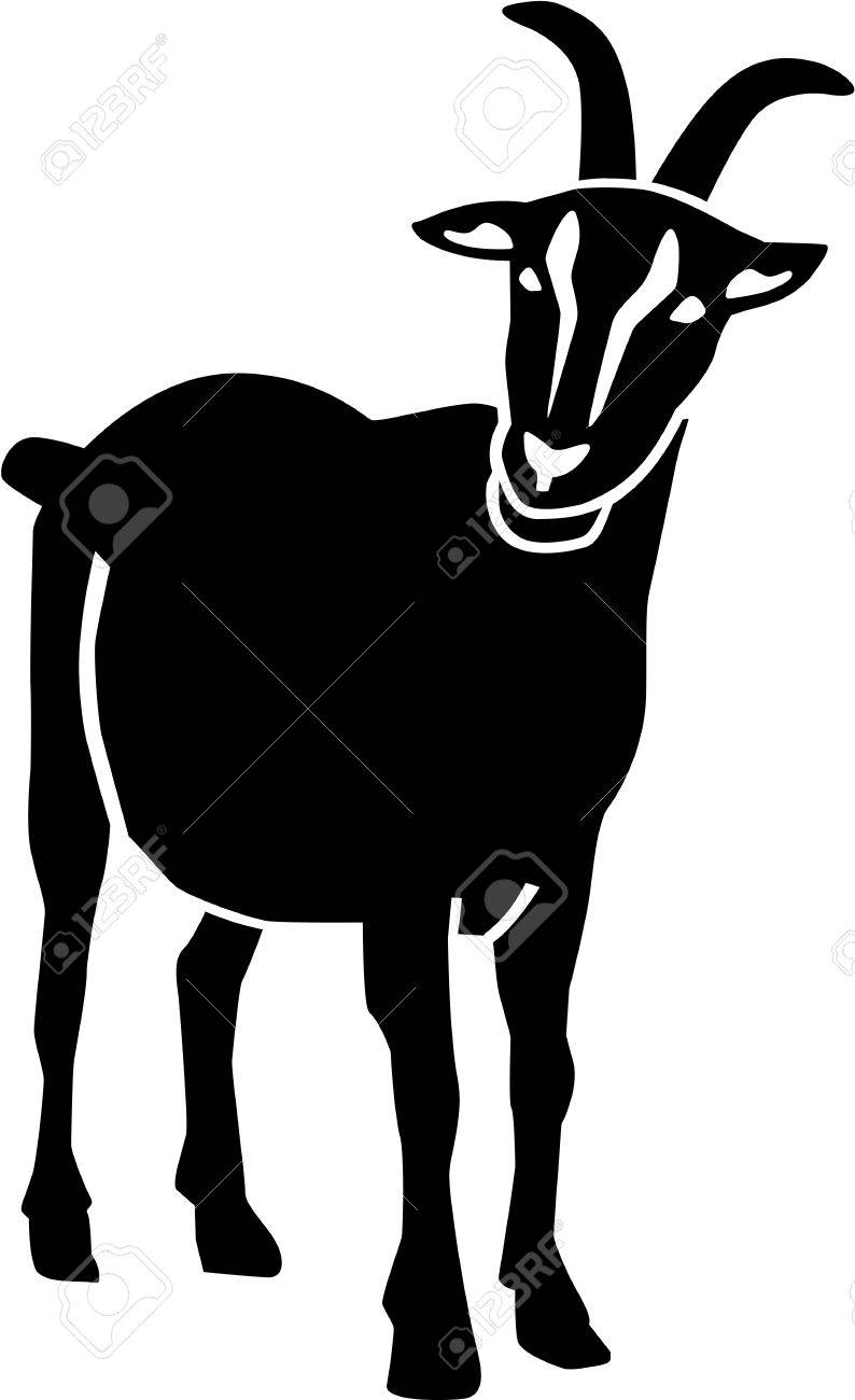 Detail Goat Clipart Silhouette Nomer 11