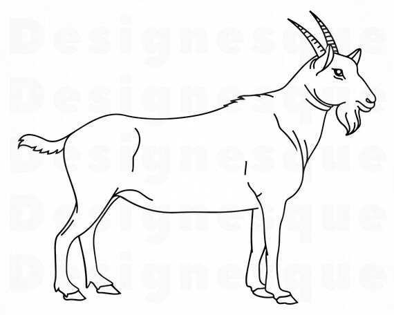 Detail Goat Clipart Silhouette Nomer 27