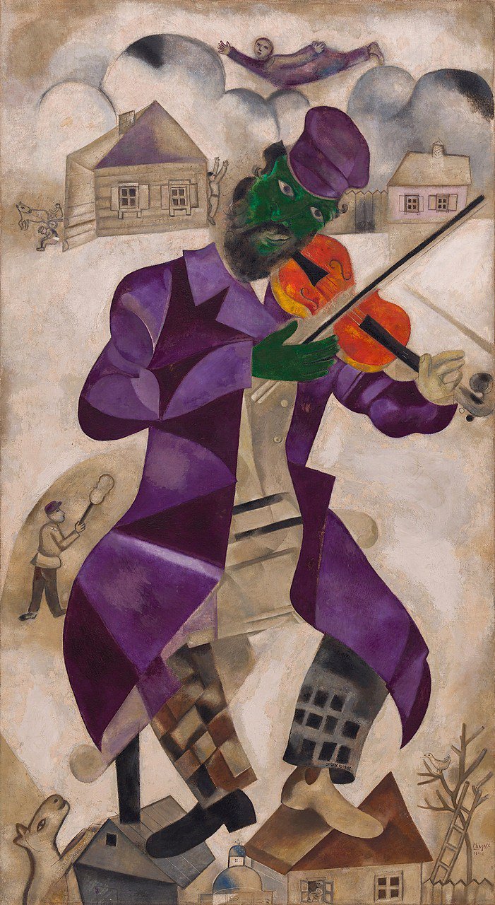Detail Goat Playing Violin Painting Nomer 15