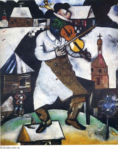 Detail Goat Playing Violin Painting Nomer 26