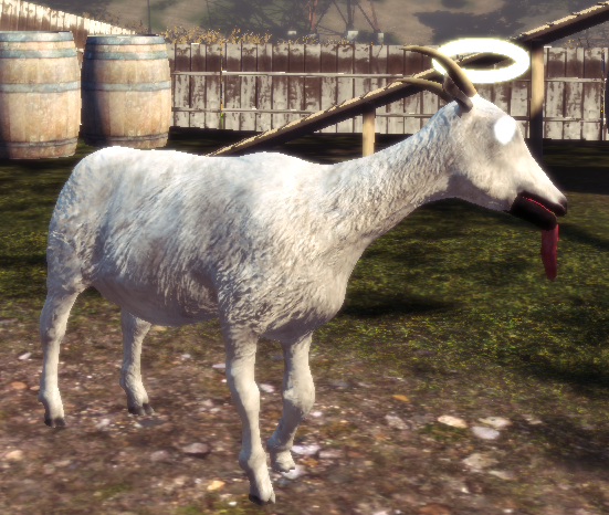 Detail Goat Simulator How To Get Angel Goat Nomer 2