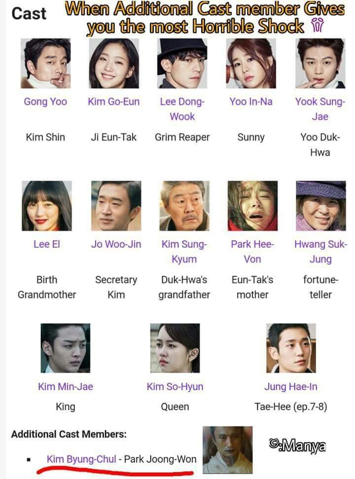 Detail Goblin Korean Drama Cast Nomer 40