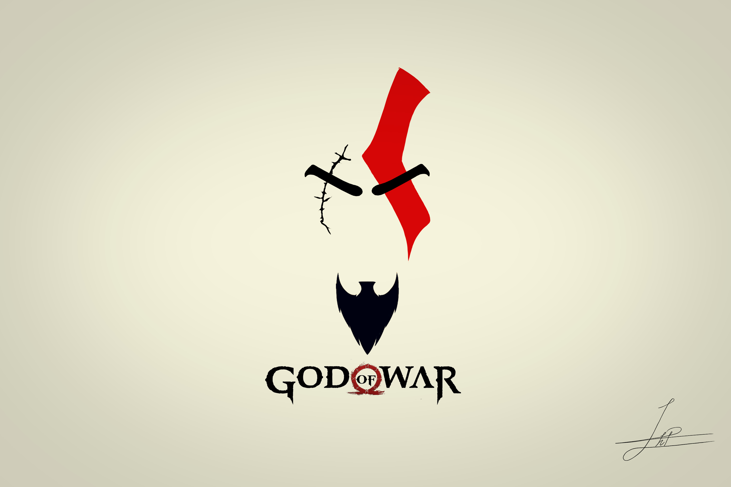 Detail God Of War 4 Logo Nomer 28