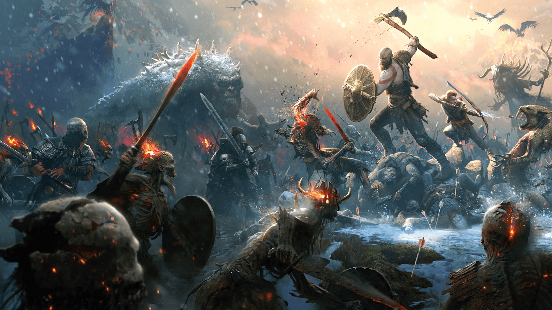 Detail God Of War Hd Wallpaper Nomer 24