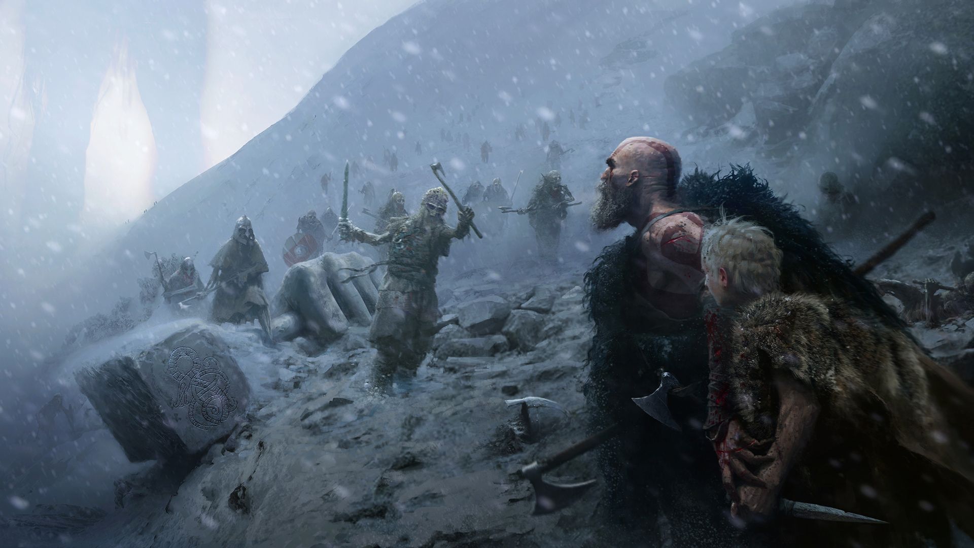 Detail God Of War Ps4 Wallpaper Nomer 15