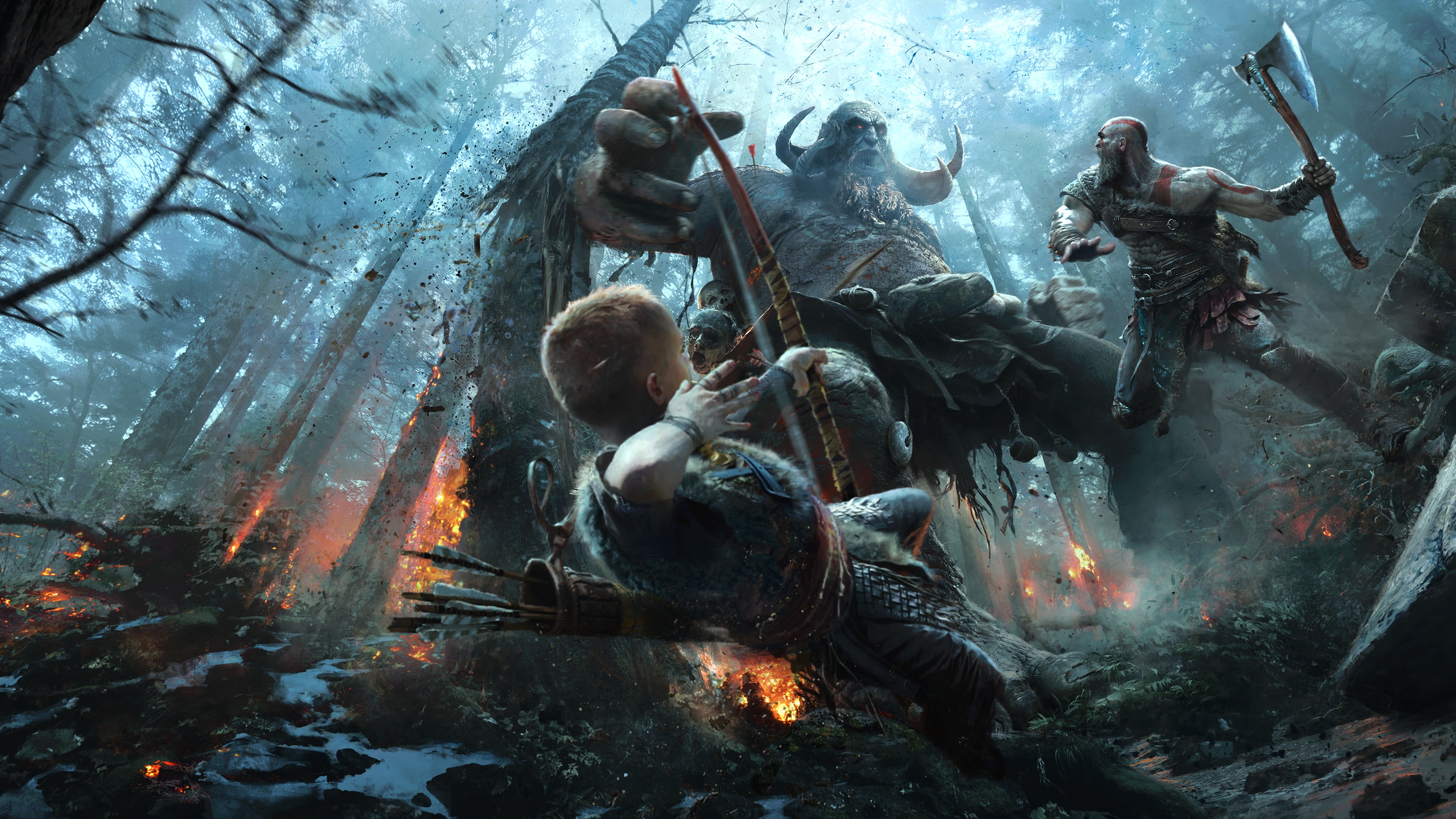 Detail God Of War Ps4 Wallpaper Nomer 54