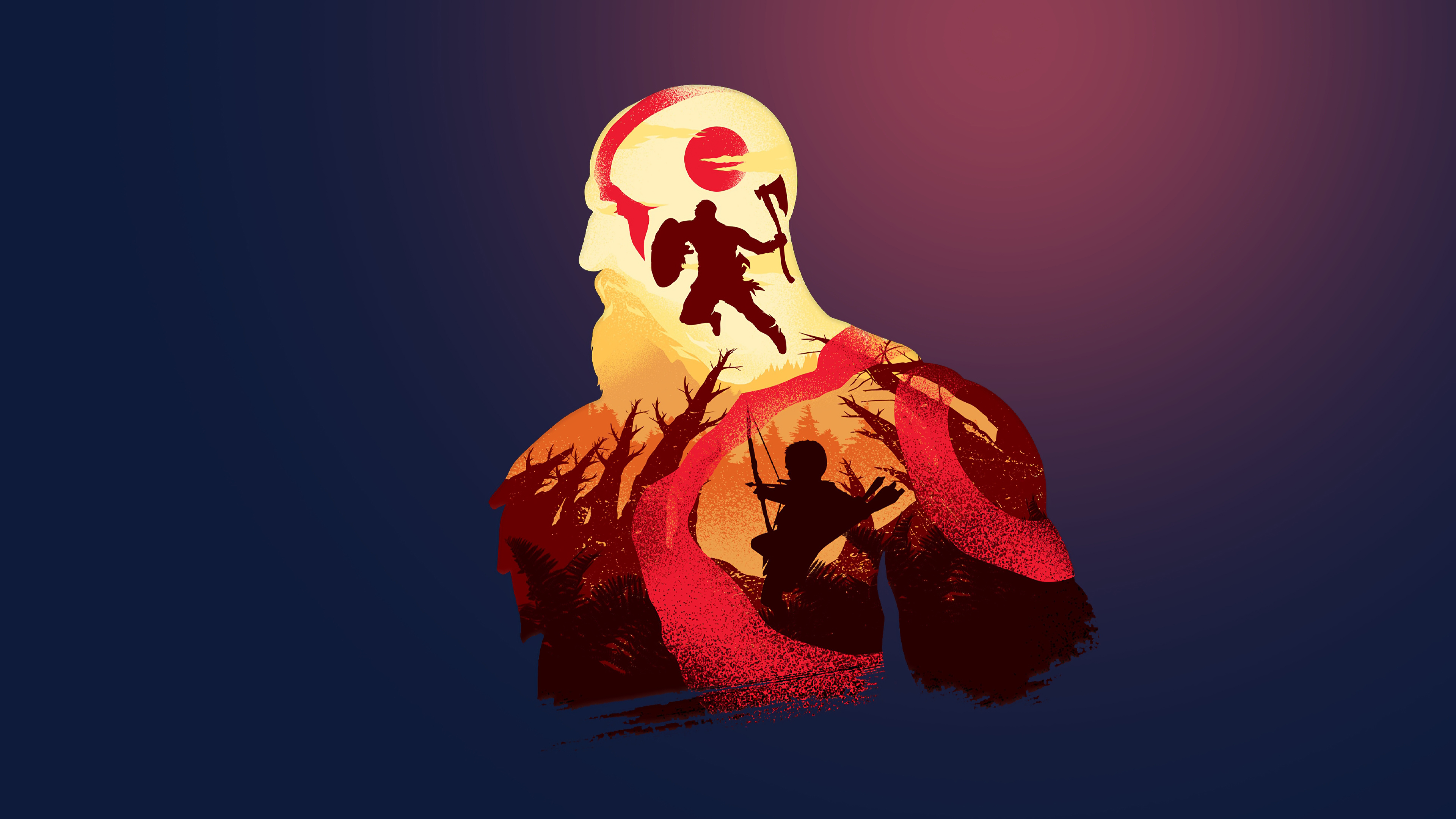 Detail God Of War Wallpaper 4k Nomer 36