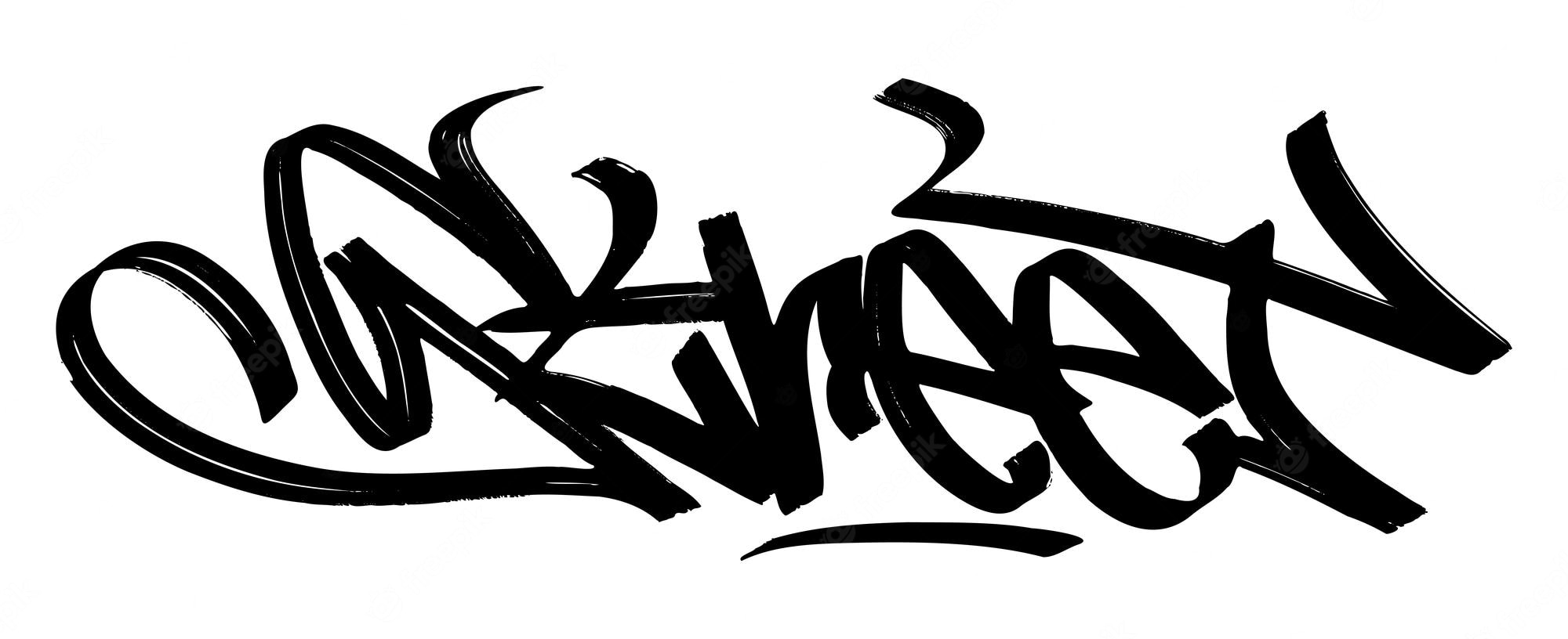 Detail Graffiti Black Nomer 30