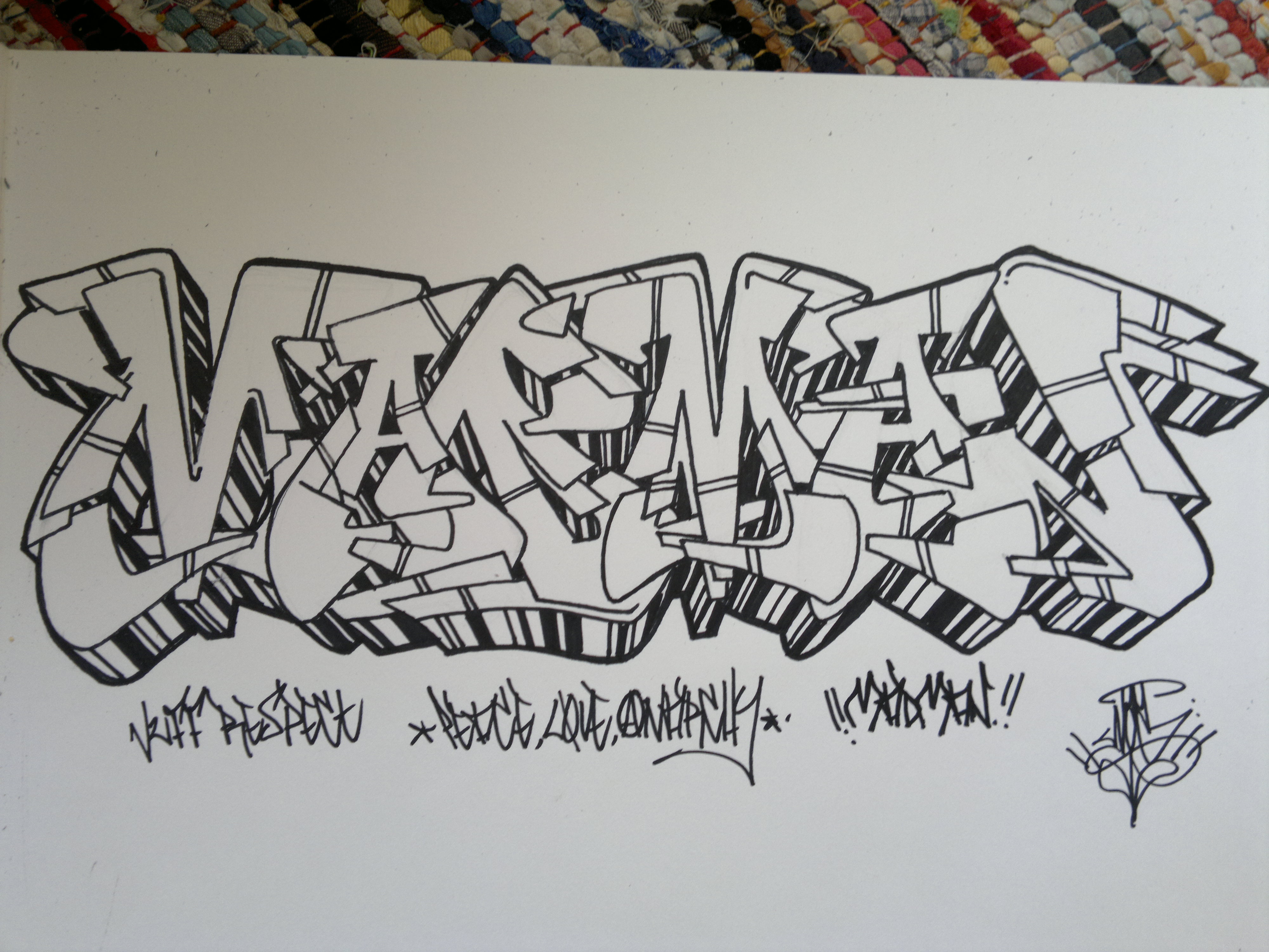 Detail Graffiti Blackbook Sketches Nomer 27