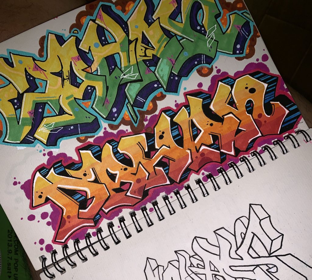 Detail Graffiti Blackbook Sketches Nomer 6