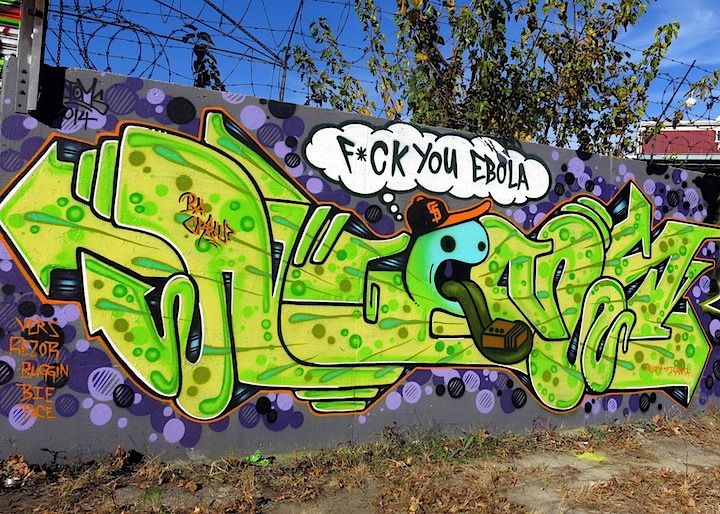 Detail Graffiti Block One Art Nomer 50