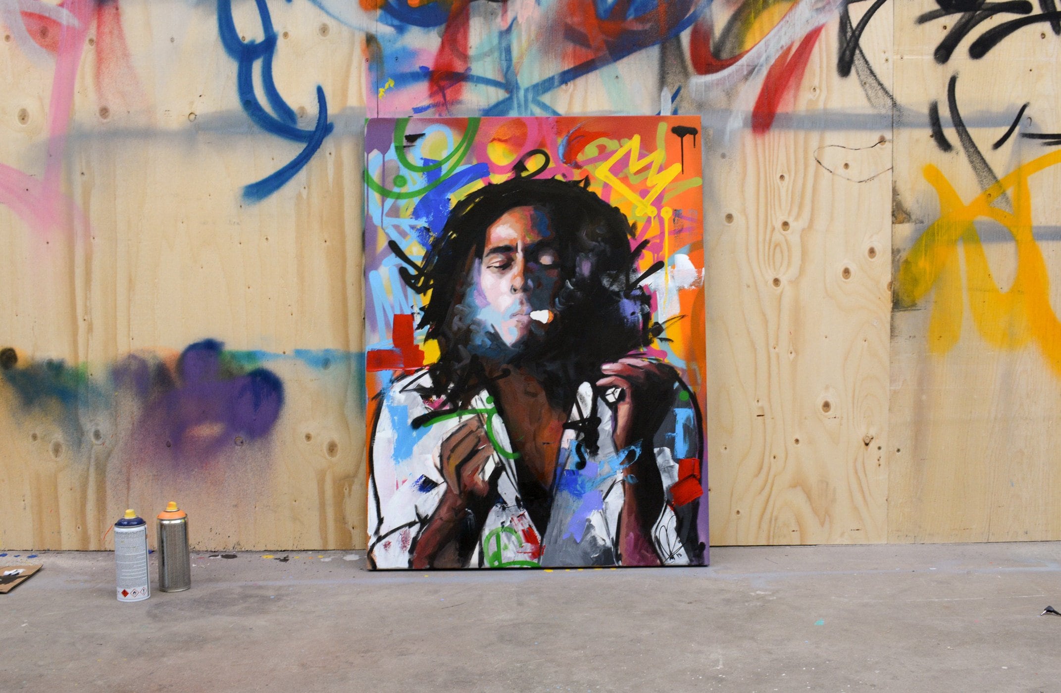 Detail Graffiti Bob Marley Nomer 12