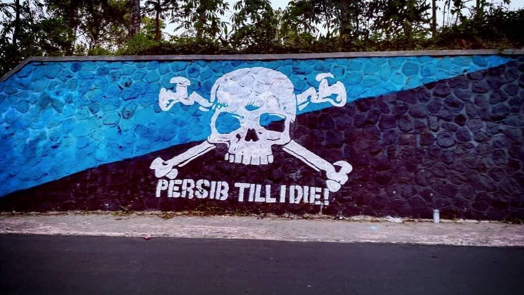 Detail Graffiti Bobotoh Persib Nomer 35