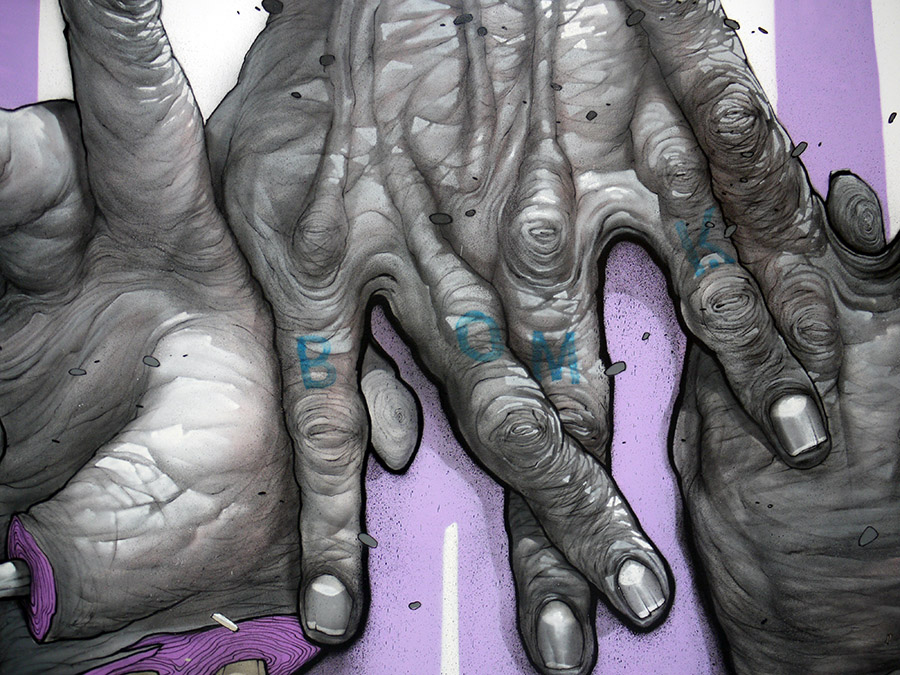 Detail Graffiti Bom Nomer 31