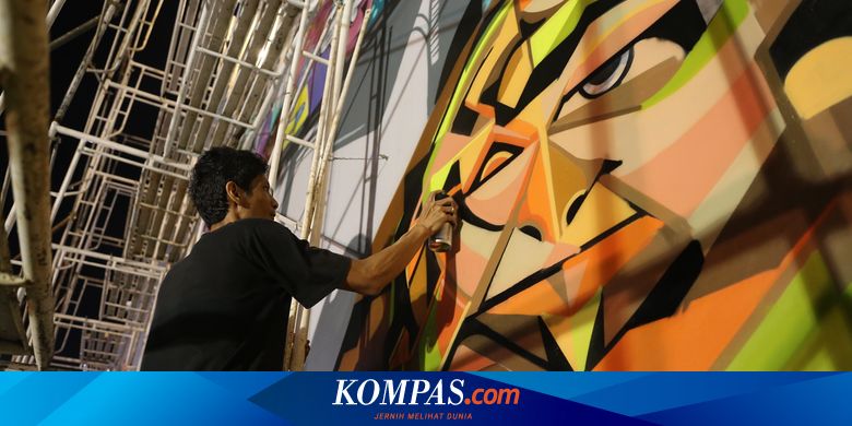 Detail Graffiti Bomber Persib Nomer 17