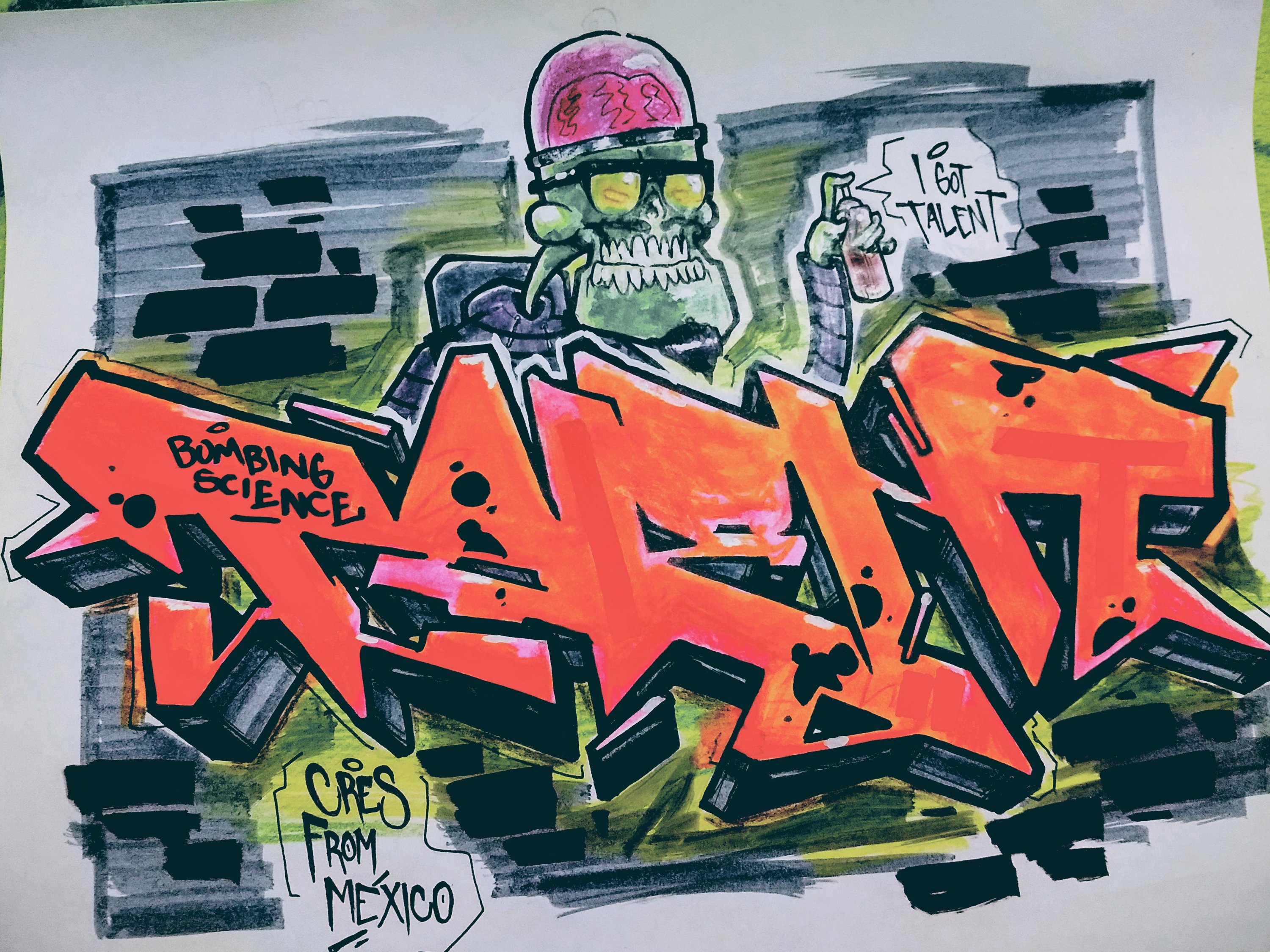 Detail Graffiti Bombing Sketch Nomer 10