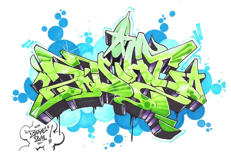 Detail Graffiti Bombing Sketch Nomer 17
