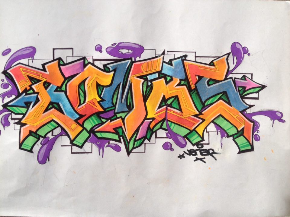 Detail Graffiti Bombing Sketch Nomer 18