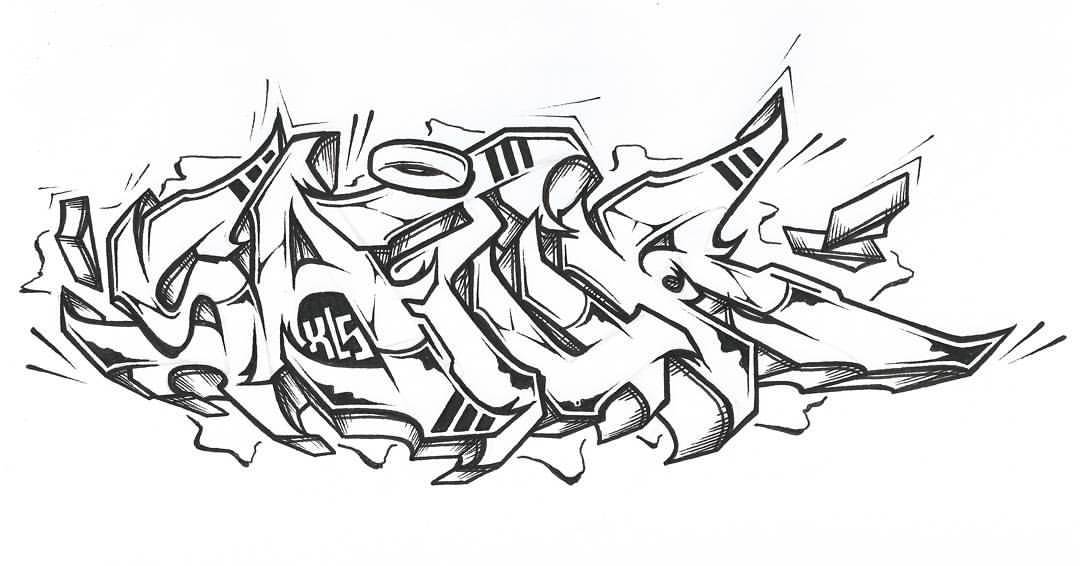 Detail Graffiti Bombing Sketch Nomer 21