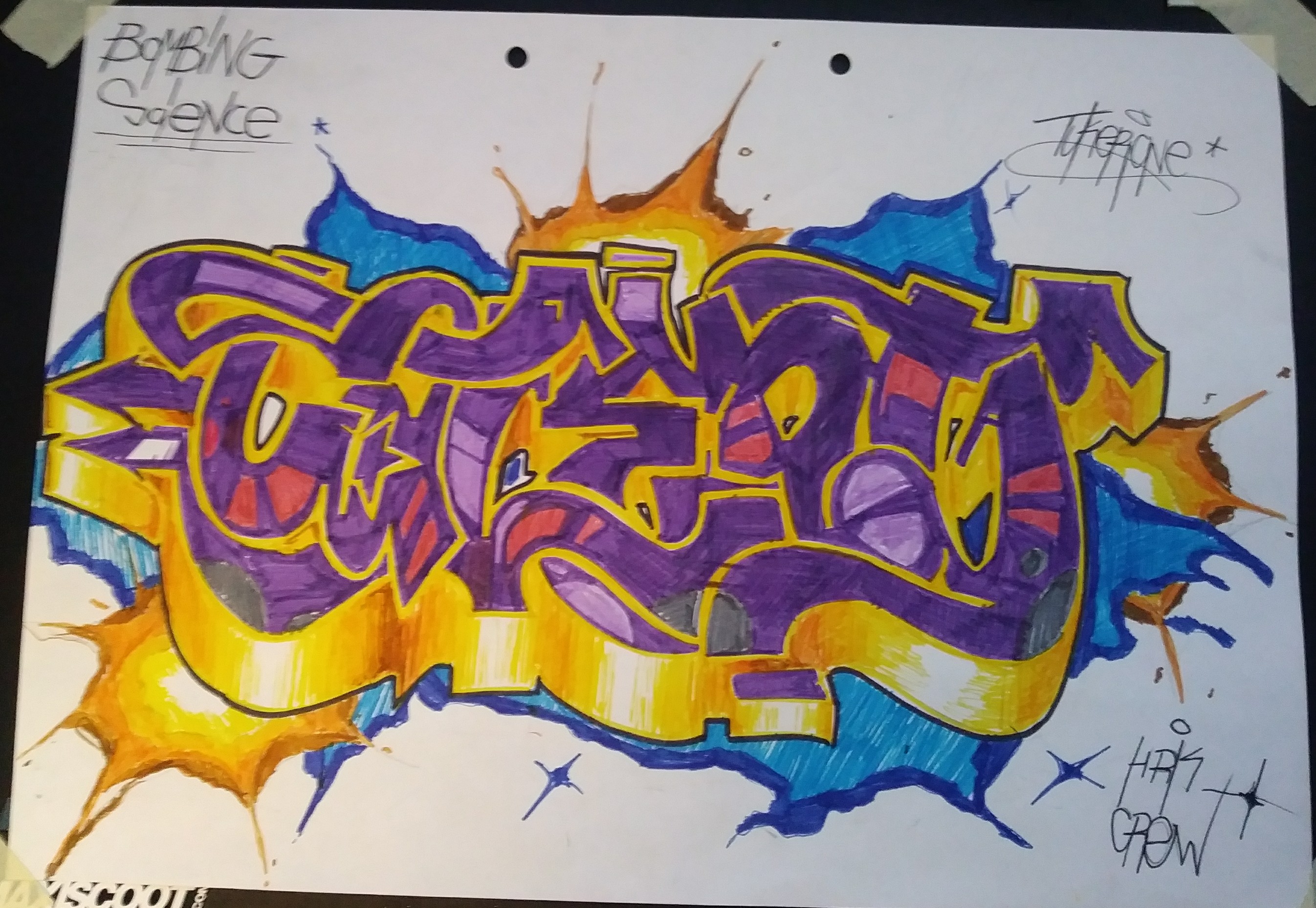 Detail Graffiti Bombing Sketch Nomer 25