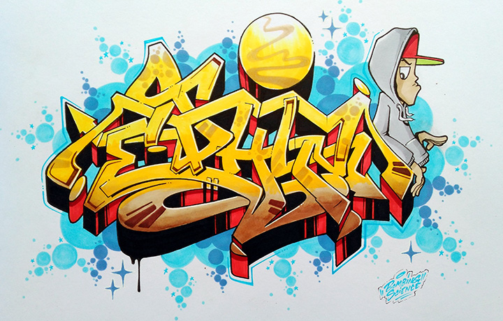 Detail Graffiti Bombing Sketch Nomer 5