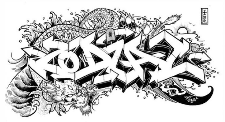 Detail Graffiti Bombing Sketch Nomer 36