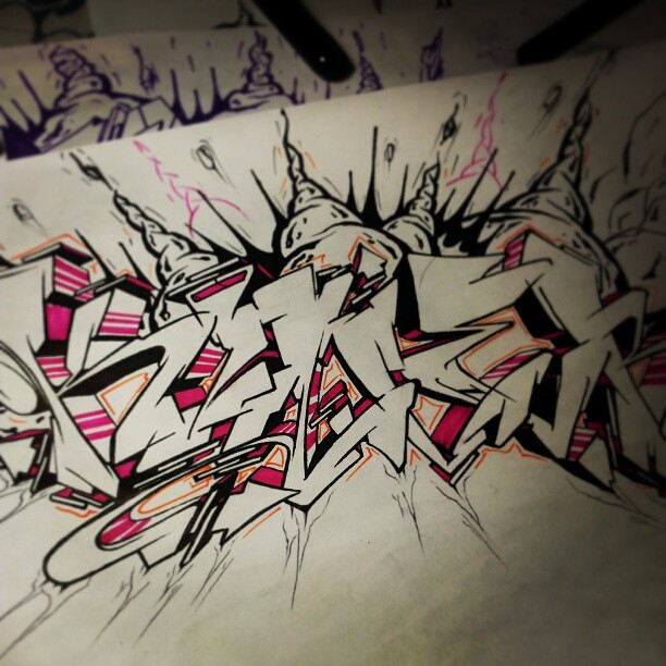 Detail Graffiti Bombing Sketch Nomer 40