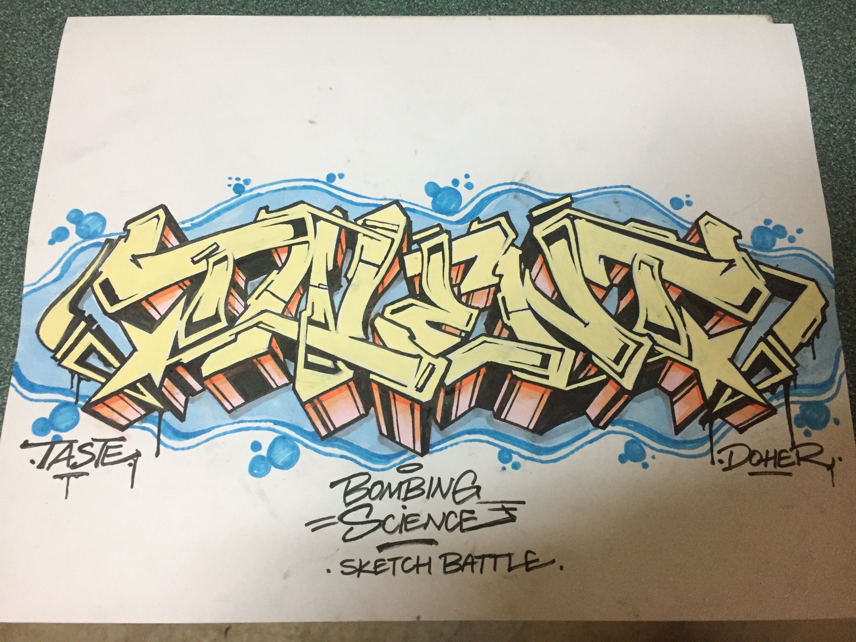 Detail Graffiti Bombing Sketch Nomer 6