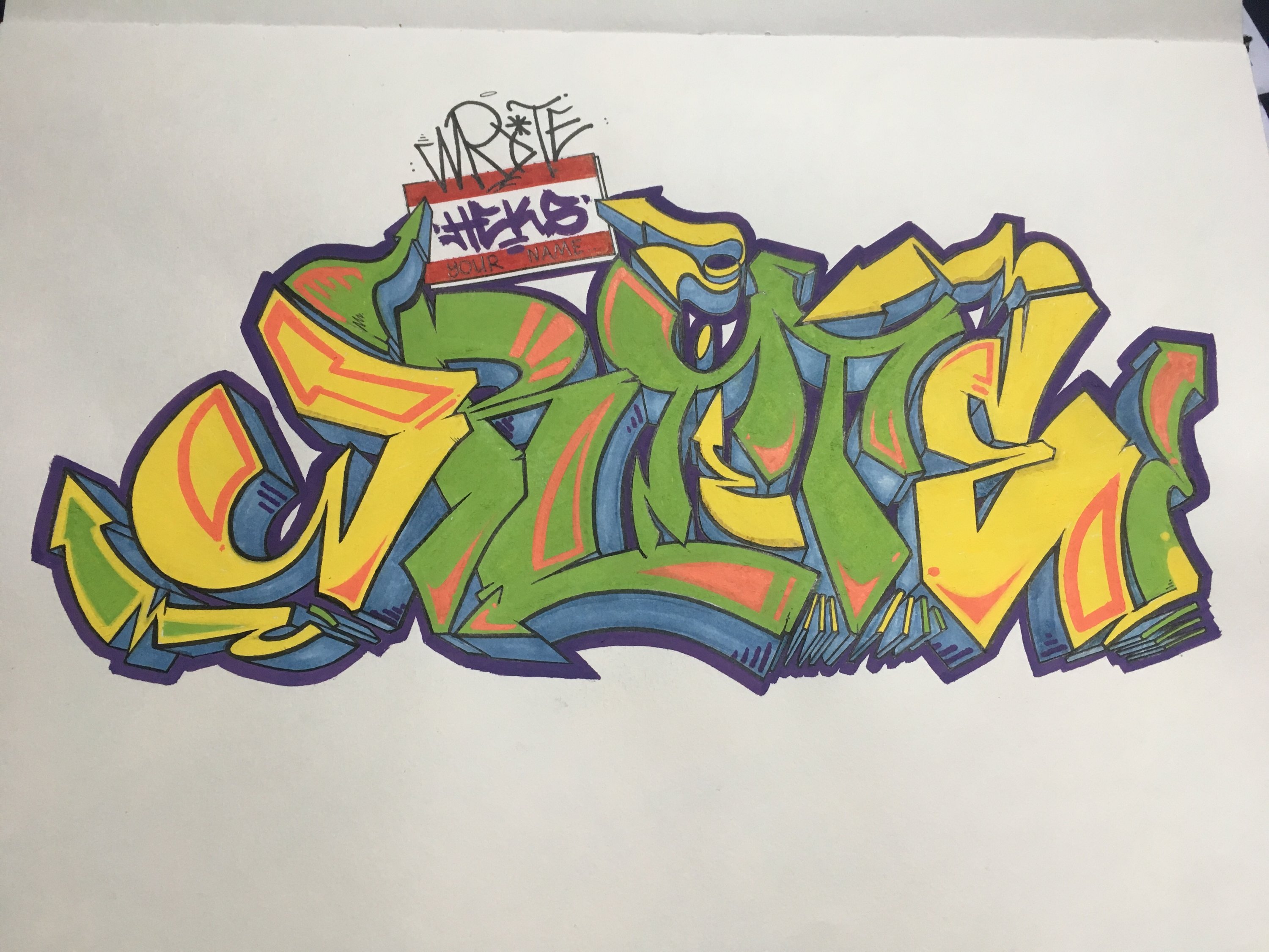 Detail Graffiti Bombing Sketch Nomer 51